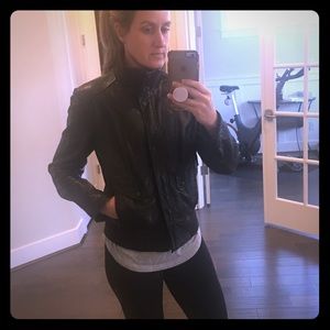 Cole haan leather jacket 🔥